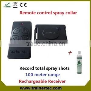 100 Meter Spray Top Dog Collars With Remote Control thumbnail-2
