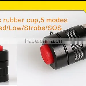 Focusing and Rechargeable Leds Flashlight With Free Black Rope thumbnail-2