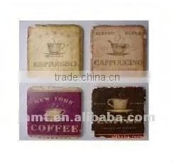 SH41 Stone Painting Cup Mat Sublimation Slate as Souvenior thumbnail-1