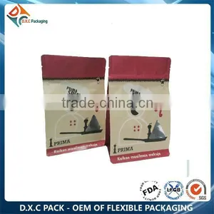 Printing & Packaging Kraft Paper Window Pouch Bag With Front Zipper thumbnail-5