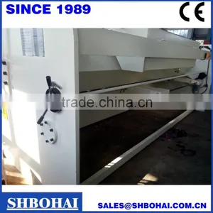 QC12Y 12K SERIES BOHAI BRAND HYDRAULIC SHEAING MAHCINE PRICE, HYDRAULIC SWING BEAM SHEARING MACHINE thumbnail-3