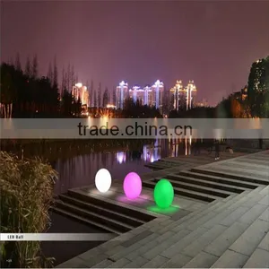 High Quality Plastic Led Garden Light Garden Decoration Lighted Ball thumbnail-1