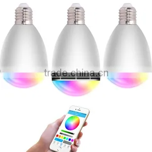 New Item White+RGB Color Smart Control Bluetooth Light Lamp thumbnail-1