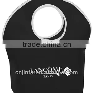Black Color of Exhibition Tote Bags With Die Cut Handle thumbnail-1
