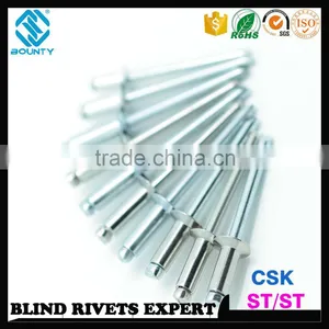 ISO 15980 STEEL RIVET BODY STEEL MANDREL CSK STEEL RIVETS thumbnail-4