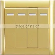 4 Gang 1way Wall Push Button Switch (LN41) thumbnail-1