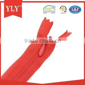Beautiful Color Invisible Zipper With Water Drop Type Slider thumbnail-4