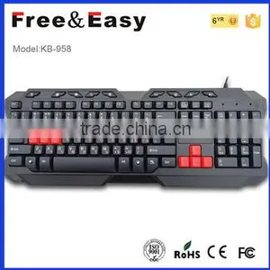 2016 Hot Sale Cheap Wired Multimedia-Gaming Keyboard for PC thumbnail-4