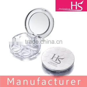 4 Color Transparent Bottom Cosmetic Eyeshadow Containers thumbnail-1