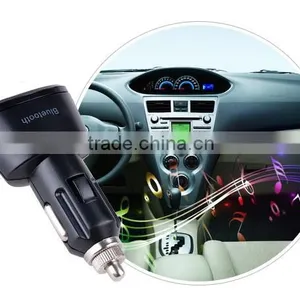 Bluetooth Audio Music Receiver Usb Car Chargers For Iphone 5C 5S Sam N9000 S4 S3 AUX SV005765 thumbnail-2