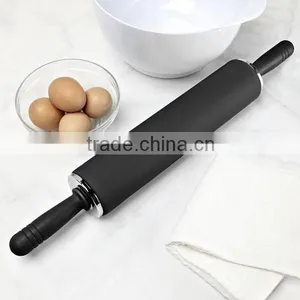 ABS and Silicone Material Non-toxic Colorful Silicone Rubber Rolling Pin thumbnail-1