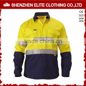 ANSI Hi Visibility Yellow and Lime Shirts Hi-Viz Safety Shirts thumbnail-1