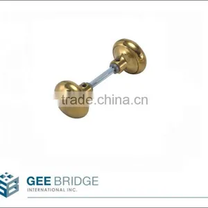 0105006 Solid Brass Door Cabinet Passage Knob Set thumbnail-1