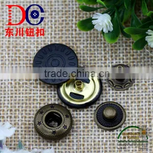 Guangzhou Metal Snap Button Manufactory Black Button for Leather thumbnail-1
