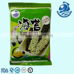 Crispy Seaweed Snack Food With Sesame Nori thumbnail-1