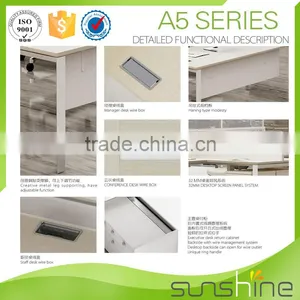 YS-SW03 Standard Sizes Of Workstation Furniture 4 Seats Laptop Desk Guangzhou Office Furniture Manufacturers thumbnail-5