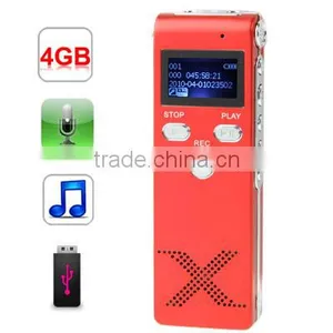 Support Telephone Recording Monitor & Recording and Hearing Aid & VOR Voice Built-in 4GB Memory Digital Voice Recorder thumbnail-2