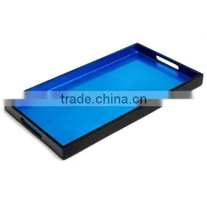 High Quality Best Selling Rectangle Lacquer Serving Tray Wood thumbnail-1