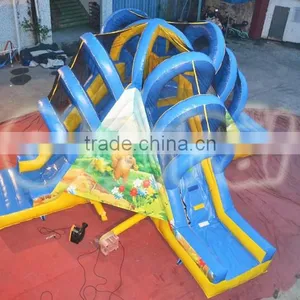 Amazing Four Directions Inflatable Dry Slide thumbnail-3