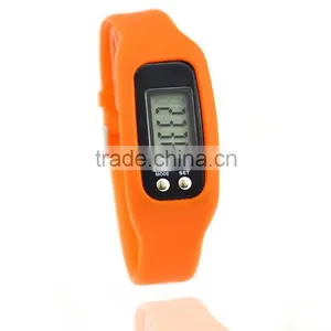 Hot Style Silicone Bracelet Pedometer Multifunctional Pedometer Watch thumbnail-4
