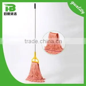 High Quality Large Mop Orange Replaceable Wet Cotton Dust Mop for Supermarkets thumbnail-1