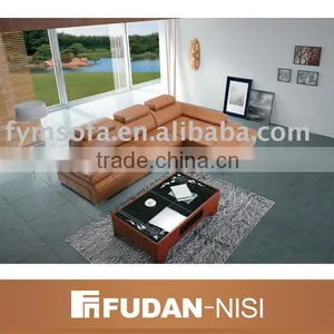 Luxury Classic Real Leather Sofa in Dubai thumbnail-1