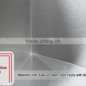 CUPC Approved Handmade Kitchen Sink Double Bowl Inox Sink Stainless Steel Sink Used Commercial -- 71544 thumbnail-3