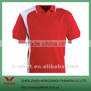 Hot Sell Color Combination Sports Polo Shirt, Wicking Fabric thumbnail-1