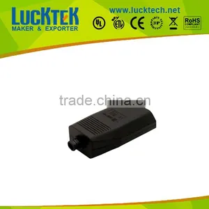 EU 2 Pin Power Adapter Plug Boots Female, Black thumbnail-1
