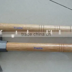 Adze With Wooden Handle/heavier Duty Forge Adze Tools thumbnail-1