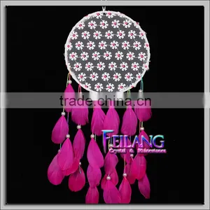 Purple Lace Dream Catchers Feathers Wall Hanging Decoration Quality Choice thumbnail-1