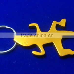 Gecko Customized Animal Zinc Alloy Reptile Special Design Keychain thumbnail-2