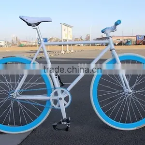 Good Quality Single Speed Fixed Bike Made in China Wholesale Cheap Price Bike 700C Colorful Fixed Gear Bike thumbnail-1