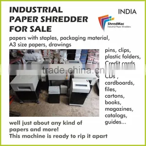 Industrial Paper Shredder for Sale thumbnail-1