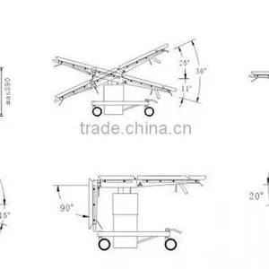 TS Manual Hydraulic Medical Table thumbnail-3