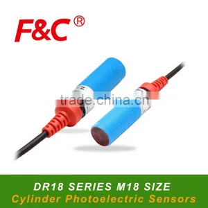 DR18-S500/S1000 Series M18 Photoelectric Sensor, 360 Degrees LED View, Photoelectric Switch Sensor, Through Beam Type. thumbnail-1