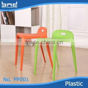 Modern Cheap Plastic Side Stool Chair Factory Price thumbnail-6