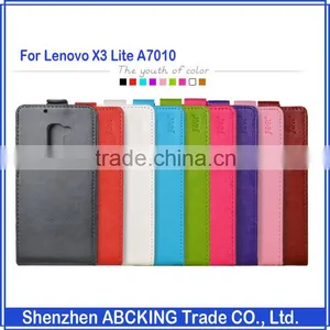 J&R Brand High Quality Flip Leather 9 Colors Leather Case Inside Hard Case For Lenovo X3 Lite A7010 / Lenovo K4 NOTE thumbnail-1