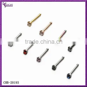 Yiwu Custom Stone Paved Nose Bone Magnetic Nose Stud thumbnail-1