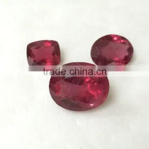 #HMZZ Natural Free Shape Cuts Loose Gemstone Rubellite Cuts thumbnail-1