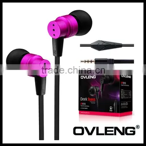 OVLENG Earphone Flat Cable With Mic and Online Control thumbnail-1