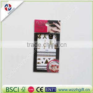 New Arrived Elegant Fancy Customized Craft Ecofriendly Quality Temporary Nail Sticker Wholesale thumbnail-2