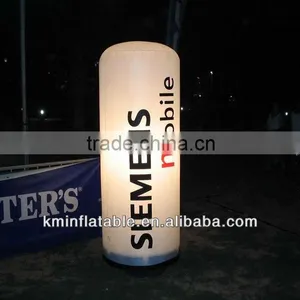 Mobile Advertising LED Inflatable Pillar Cylinder thumbnail-1