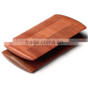 2016 Health Care Mustache& Beard Sandalwood Comb Wood Hair Lice Comb thumbnail-6