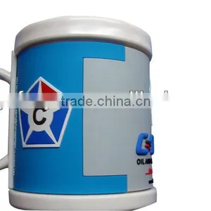 Brasilia Coffee Mug Cup With Soft Pvc Logo thumbnail-1