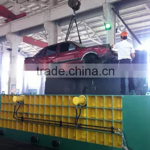 YQD-2500 Remote Control Fully Automatic Scrap Metal Baler Waste Car Recycle Machine (High Quality) thumbnail-2