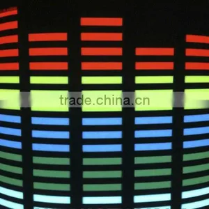 70*16cm Music Lamp Voice Light / LED Equalizer Panel /Car el Equalizer Sticker Multi-color EQ thumbnail-1