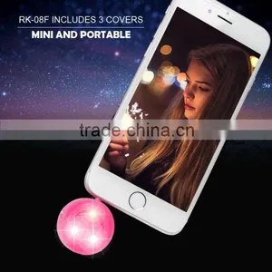 Wholesale Mobile Phone Selfie Camera Fill in Light Led Flash Light Selfie Remote Shutter, China Supplier thumbnail-1