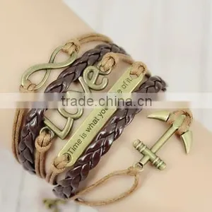 Woven Fashion Wrap Love Bracelet thumbnail-3