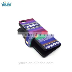 Chinese Style Fashion Light Fabric Wallet Leather Phone Case For OnePlus One With PVC ID and Credit Card Slots thumbnail-4